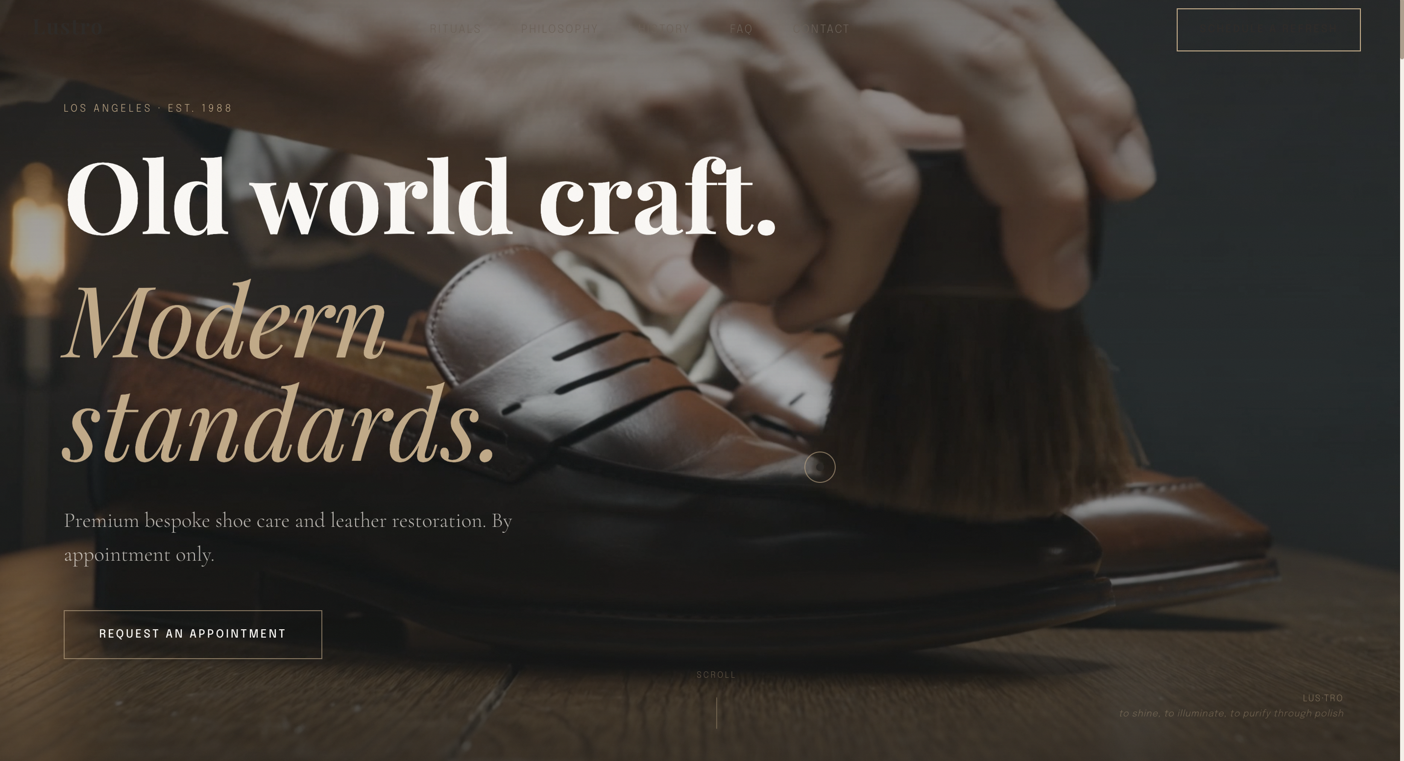 Lustro project screenshot